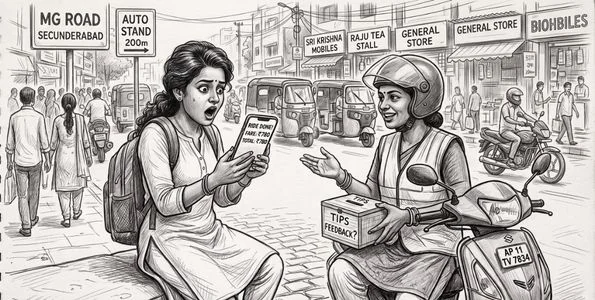 High surge ride fare illustration